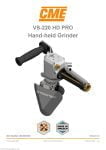 VS-220 HD PRO Hand-held Grinder