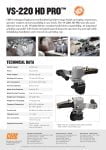 VS-220 HD PRO Info Sheet