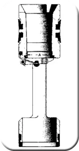 Model "GA" Flapper Full Flow Ported with Carbide Orifice
