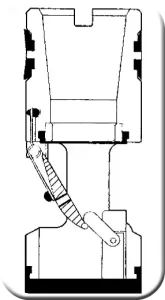 Model "GCA" Full Flow Flapper with Carbide Orifice Valve