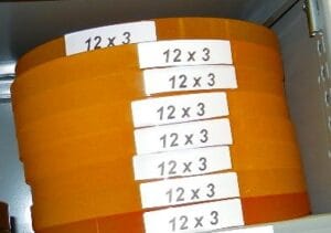 12 X 3 Wiper Rudder Yellow
