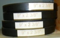 9 X 2 3/8 Wiper Rubber