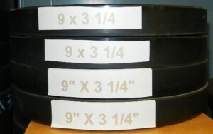 9 X 3 1/4 Wiper Rubber