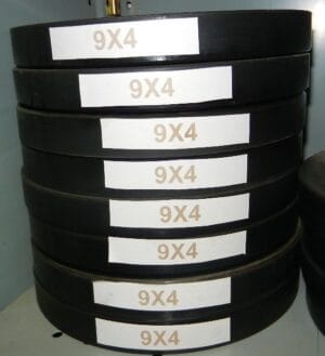9 X 4 Wiper Rubber
