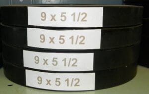 9 X 5 1/2 Wiper Rubber
