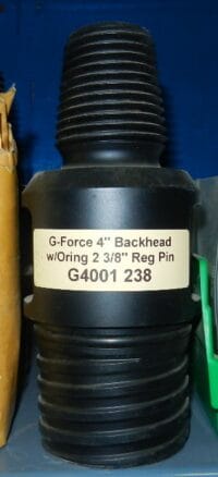 G-Force 4 Backhead W/Oring 2 3/8 Reg Pin