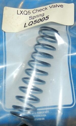 LXQ5 Check Valve Spring