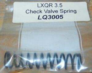 LXQR 3.5 Check Valve Spring