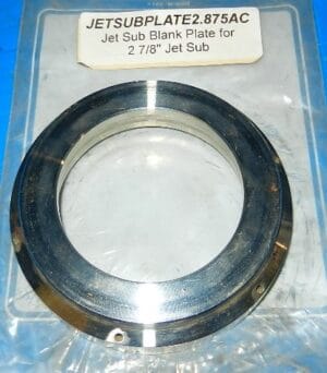 Jet Sub Blank Plate For 2 7/8 Jet Sub